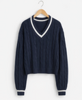 Kora | V-Neck Knit Sweater