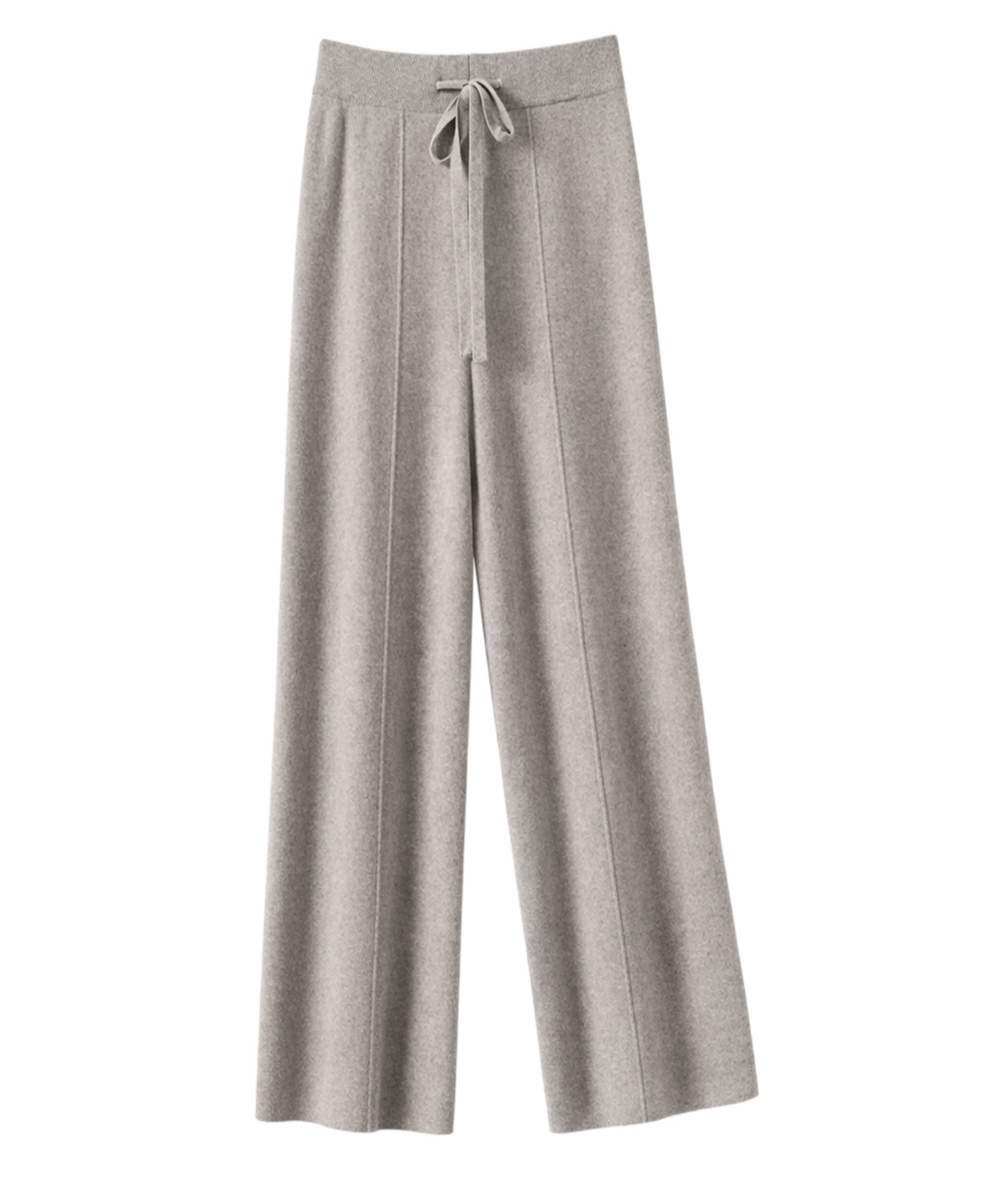 Kora | High Waisted Warm Knit Wide Straight Pants