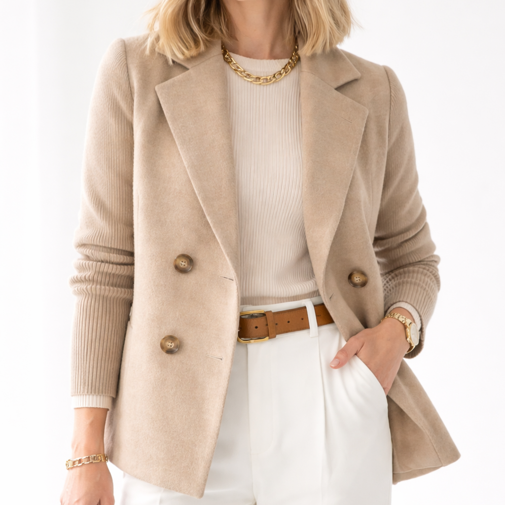 Serene | Classic Wool Office Blazer Jacket