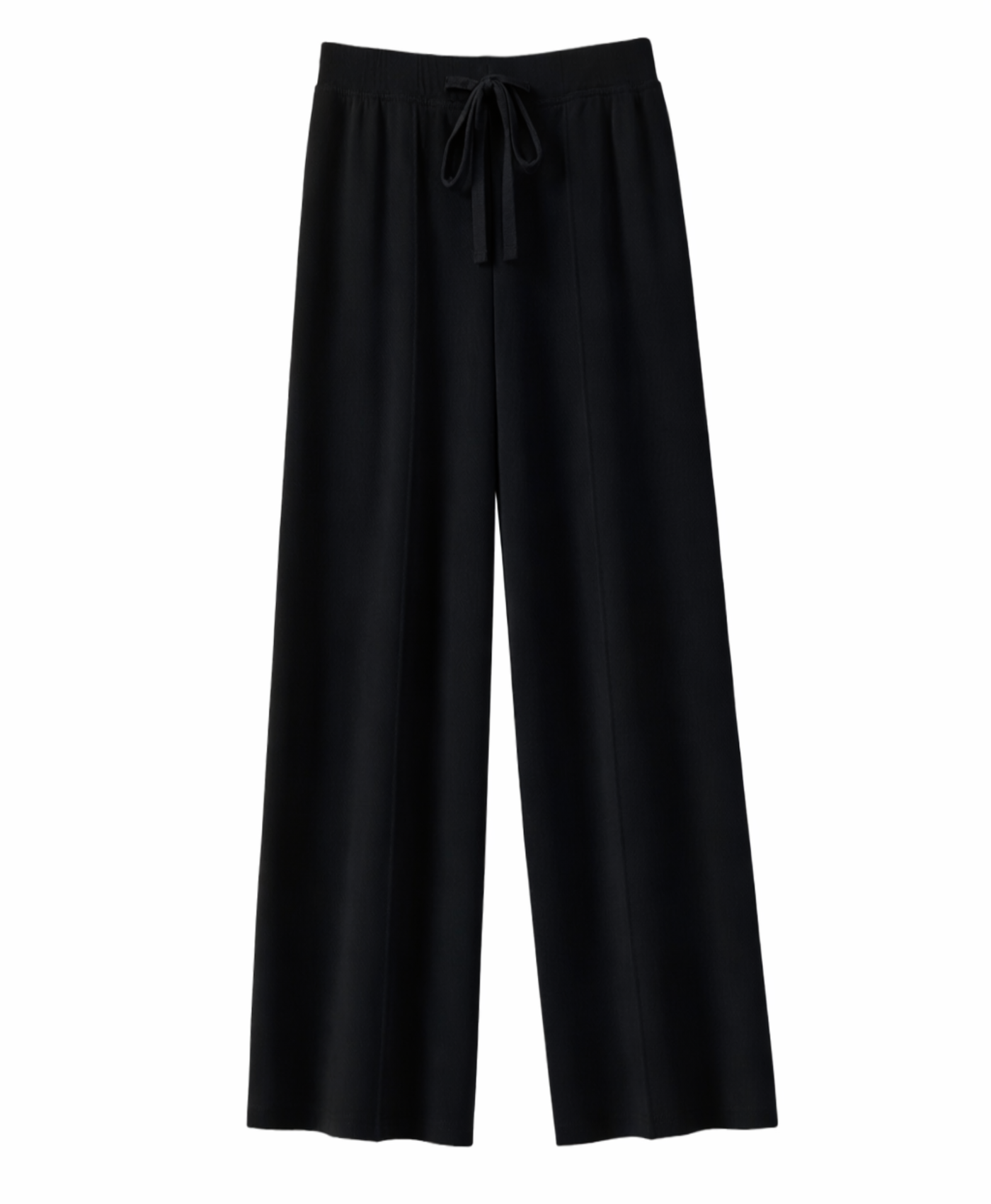 Kora | High Waisted Warm Knit Wide Straight Pants