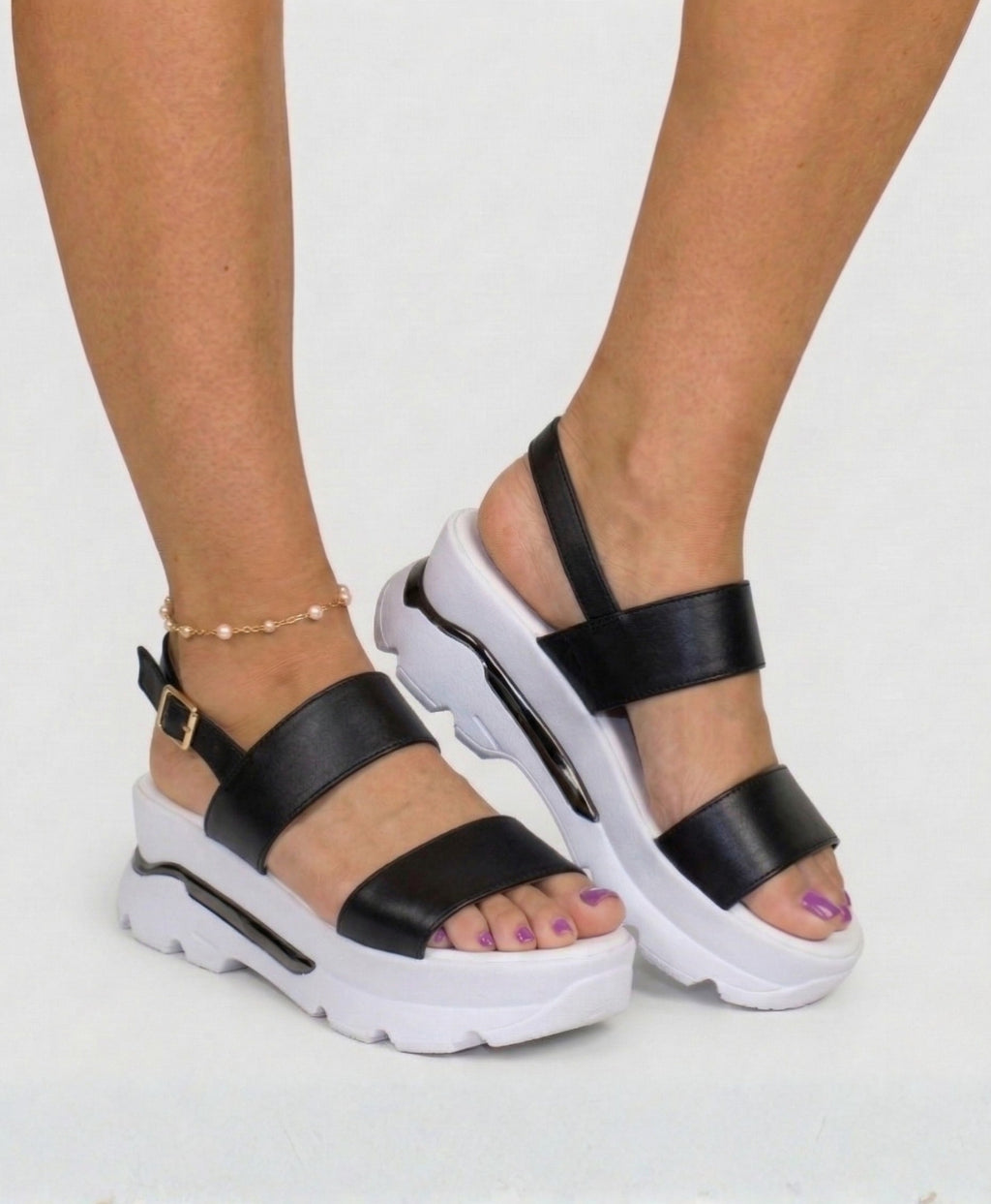 Ember | Low Platform Wedges Sandals