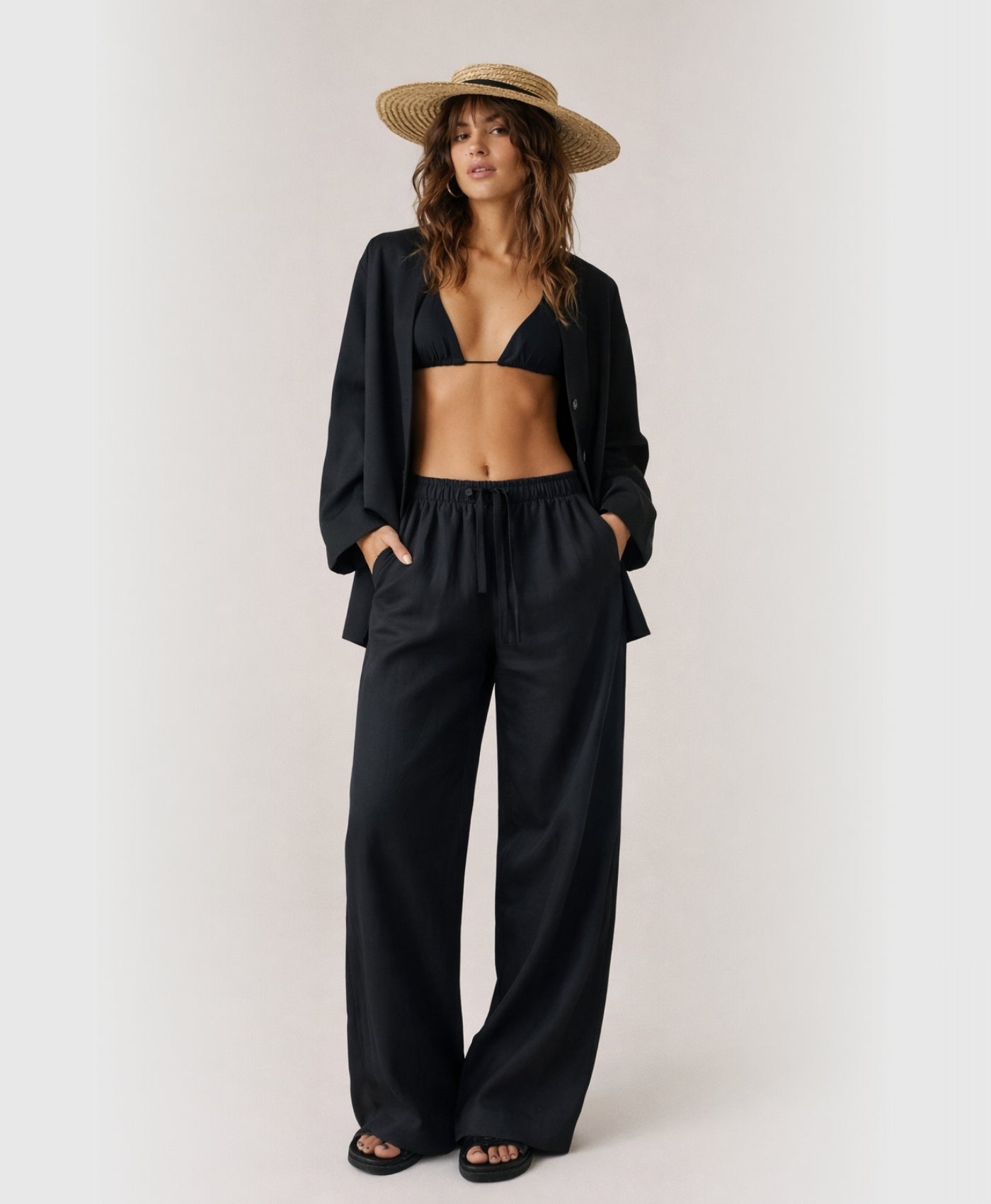 Valence | Casual Lapel Long Sleeve Cotton Set