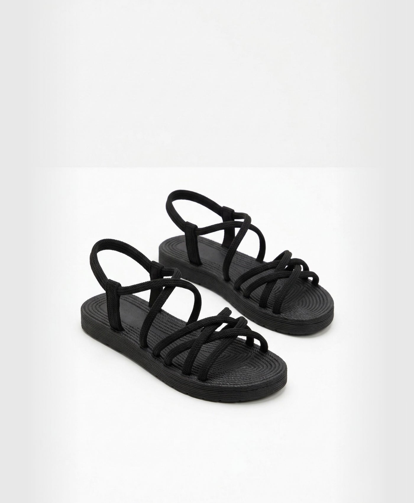 Mykos | Elastic Back Strap Wedges Platform Sandals