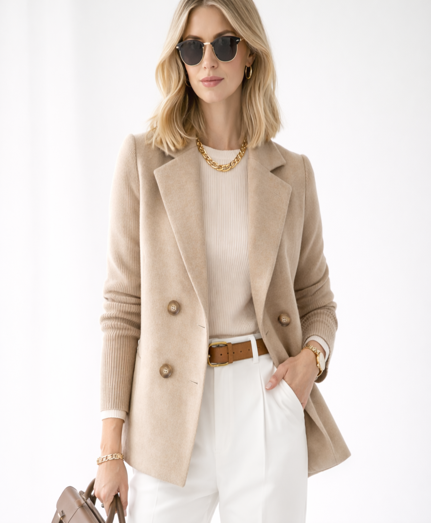 Serene | Classic Wool Office Blazer Jacket