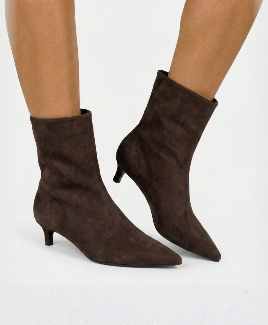 Serene | Pointed Toe Low Heel Ankle Boots