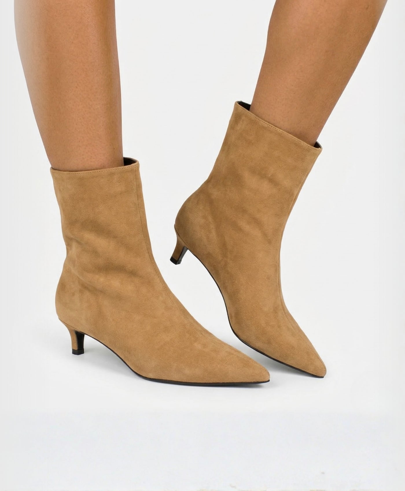 Serene | Pointed Toe Low Heel Ankle Boots