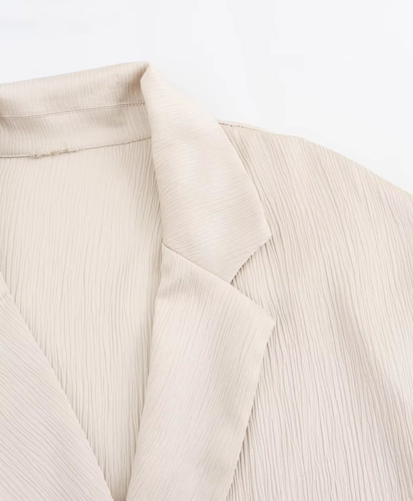 Mykos | Two Piece Wrinkled Suit Set