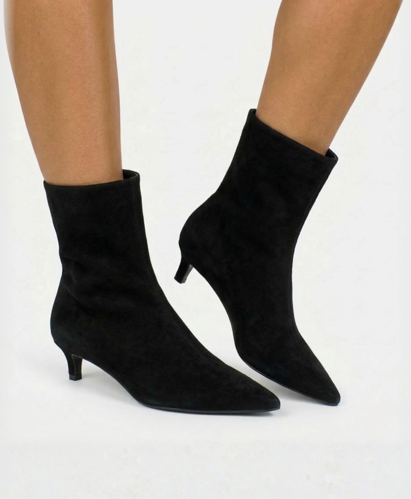 Serene | Pointed Toe Low Heel Ankle Boots