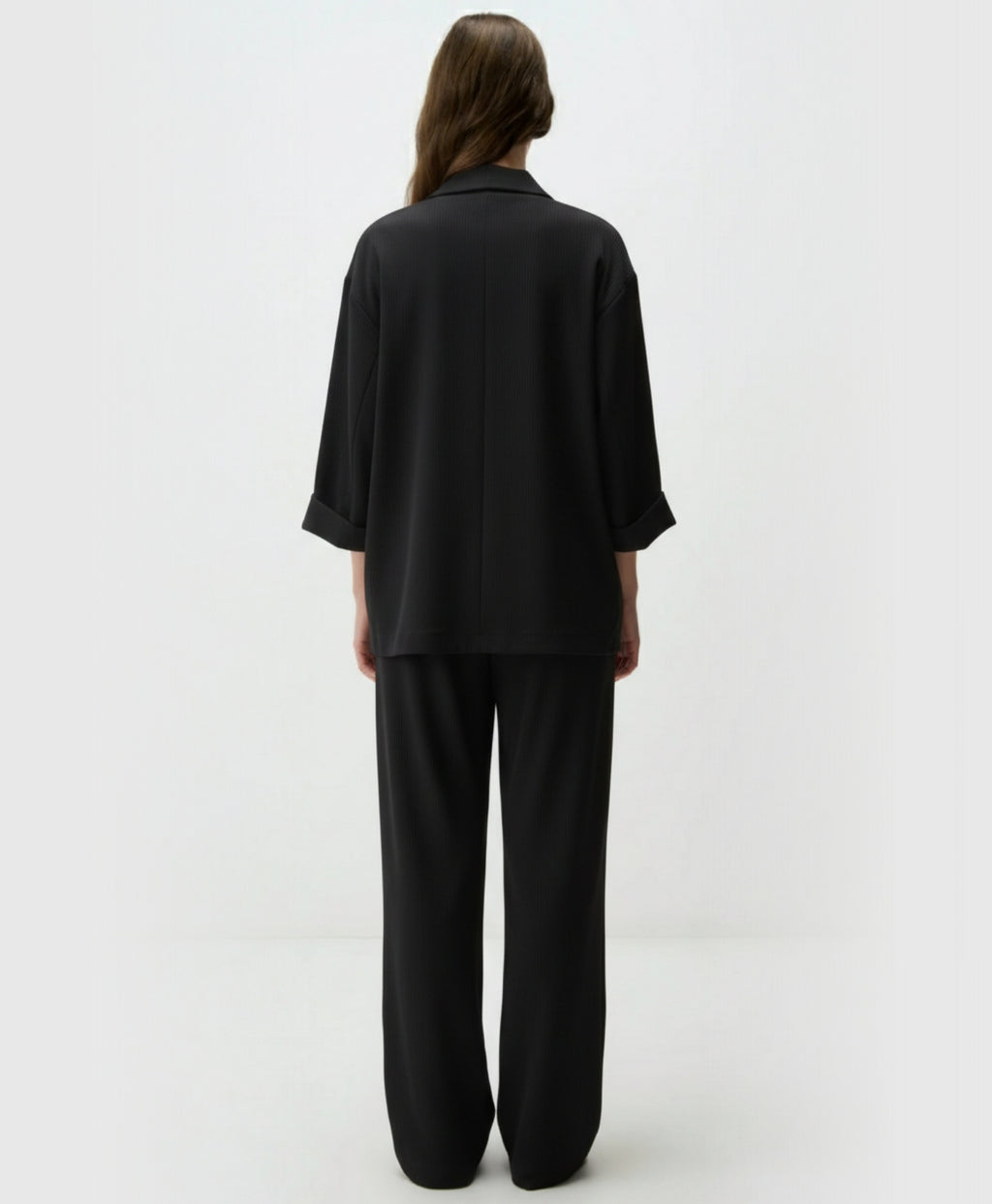 Mykos | Two Piece Wrinkled Suit Set