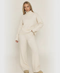 Solana | Two Piece Knitted Turtleneck Set - One Size