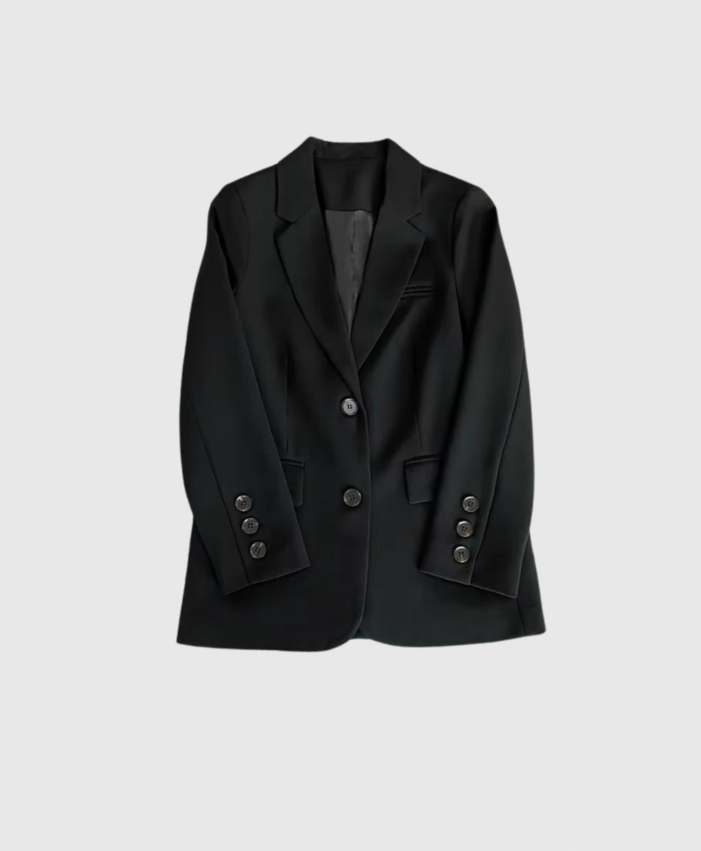 Casey | Notched Collar Long Sleeve Blazer