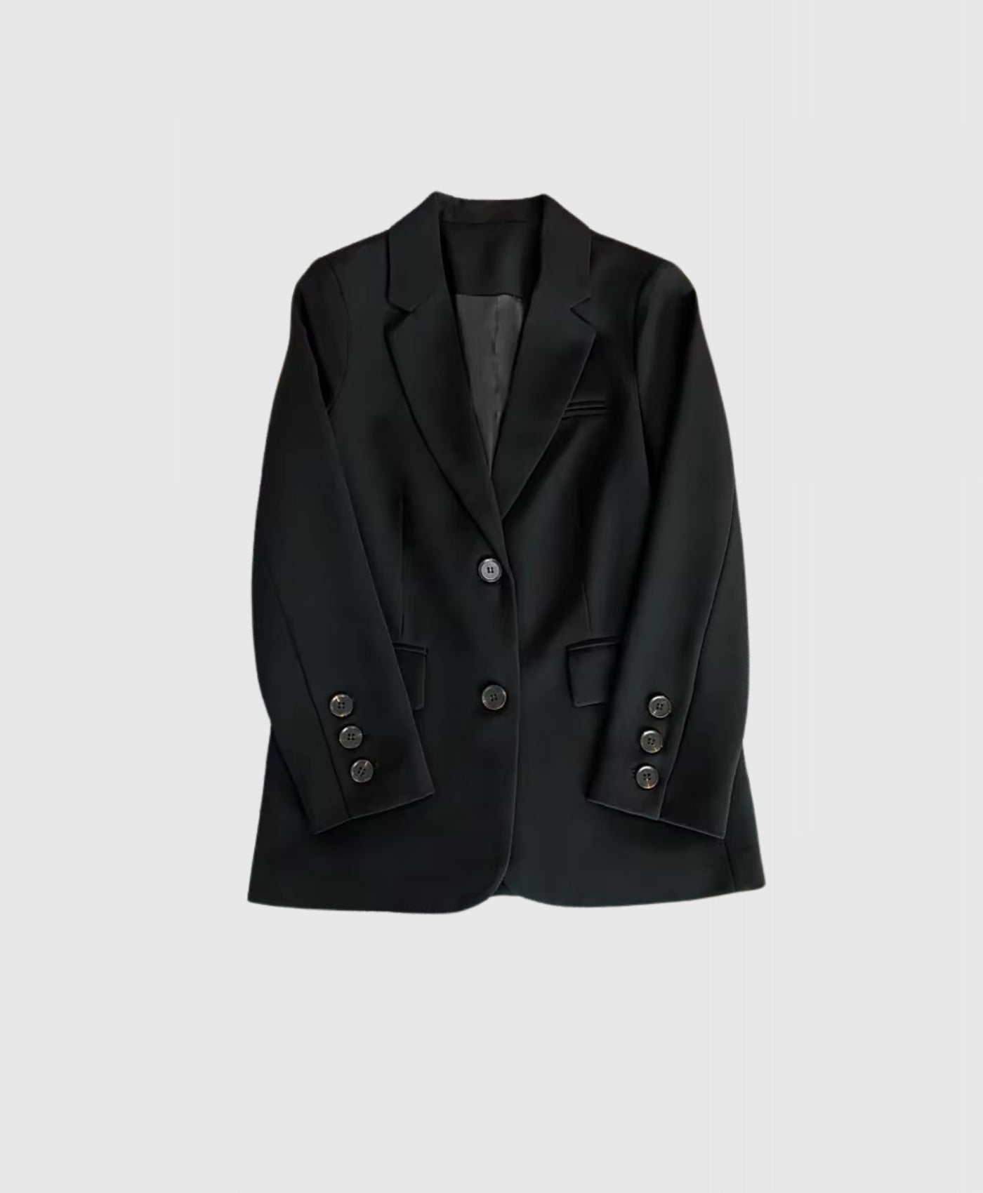 Casey | Notched Collar Long Sleeve Blazer