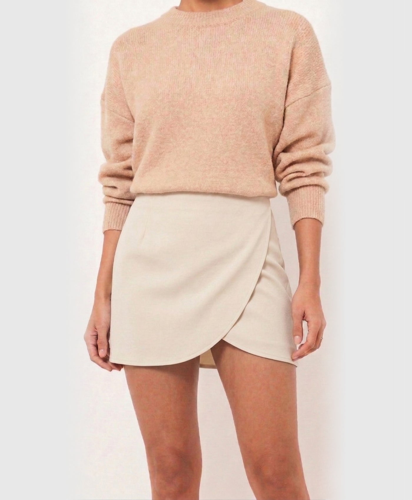Solana | Asymmetric High Waist Skort