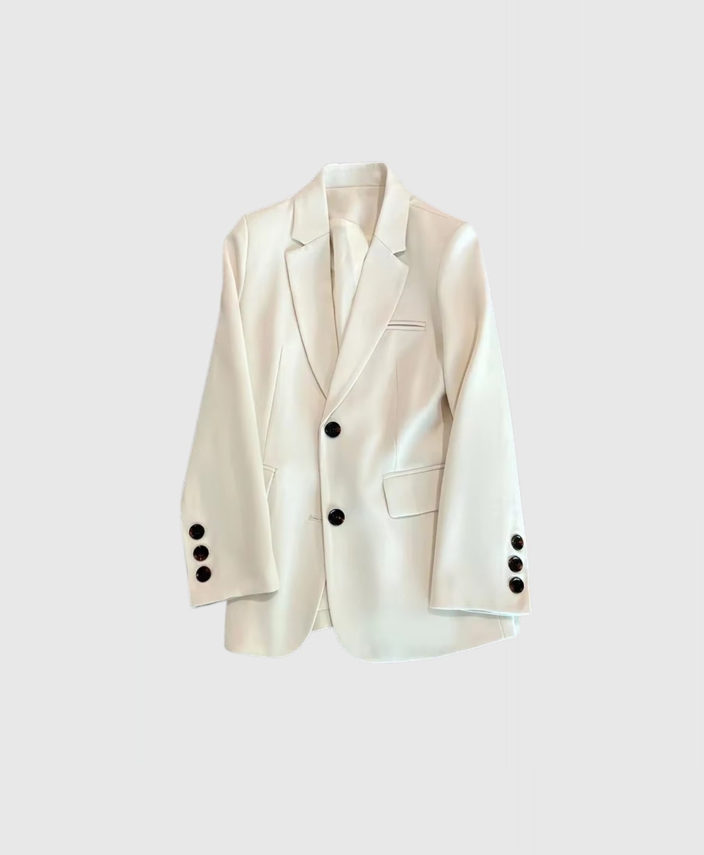 Casey | Notched Collar Long Sleeve Blazer