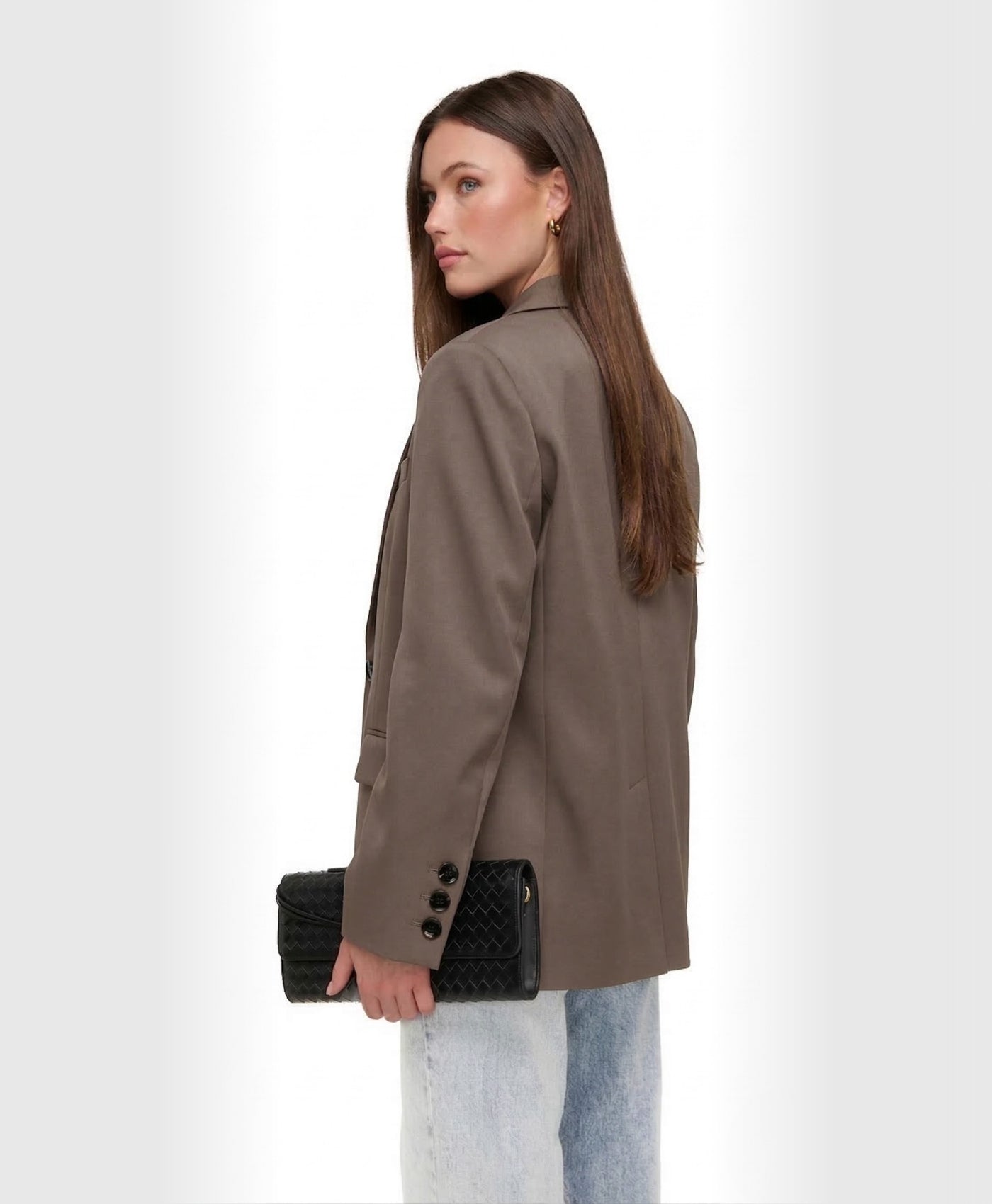 Casey | Notched Collar Long Sleeve Blazer