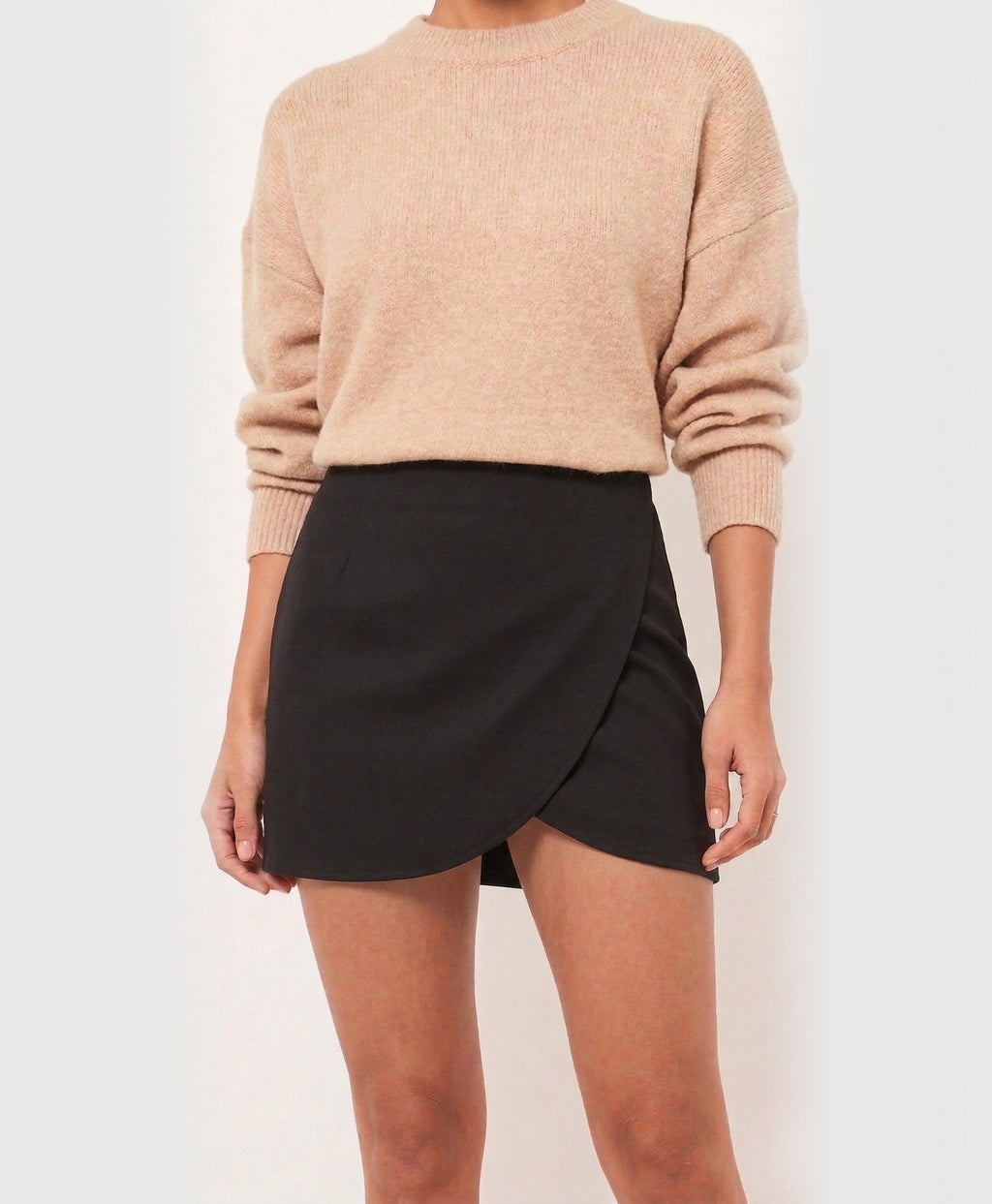 Solana | Asymmetric High Waist Skort
