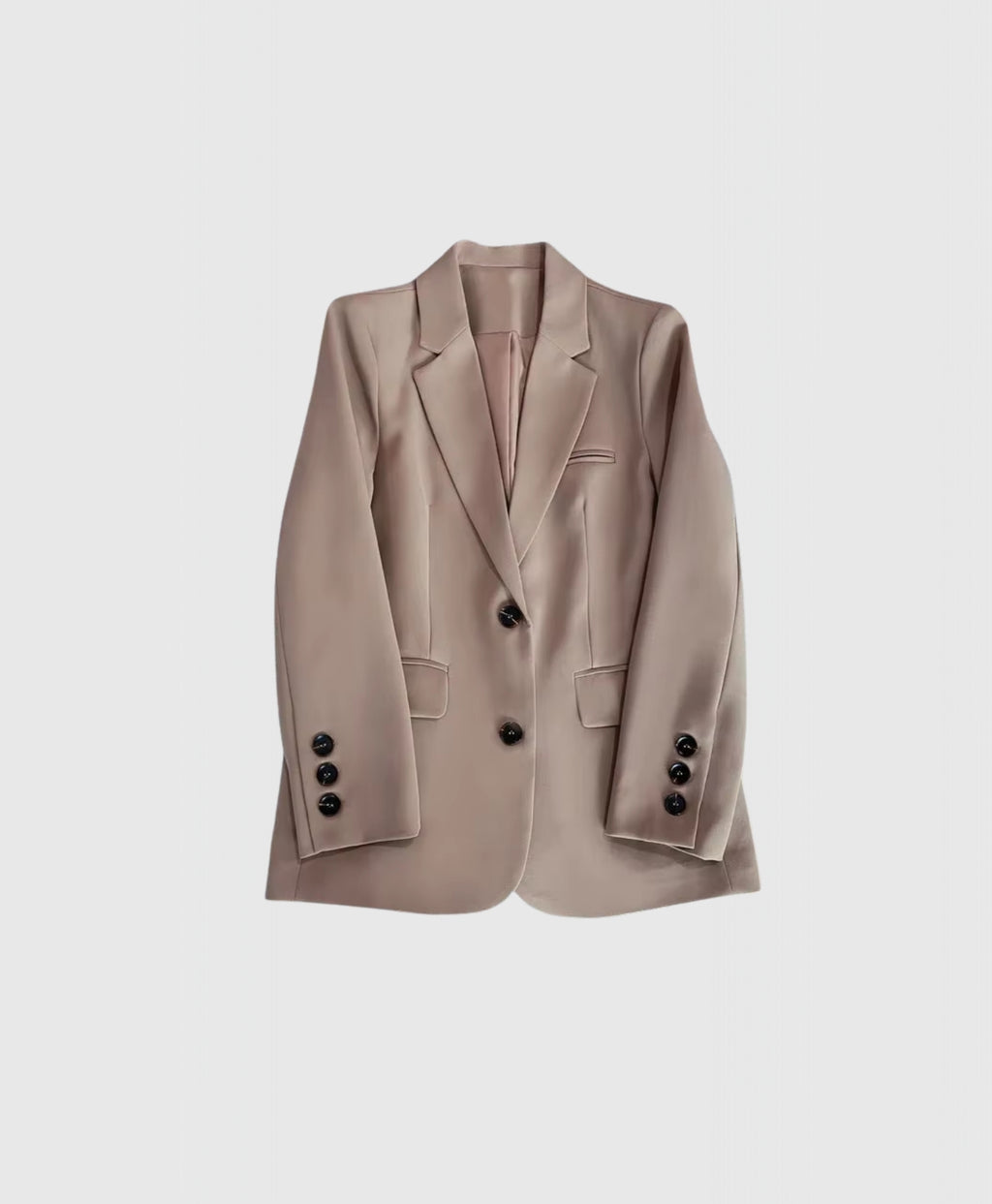 Casey | Notched Collar Long Sleeve Blazer