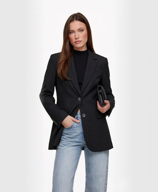 Casey | Notched Collar Long Sleeve Blazer