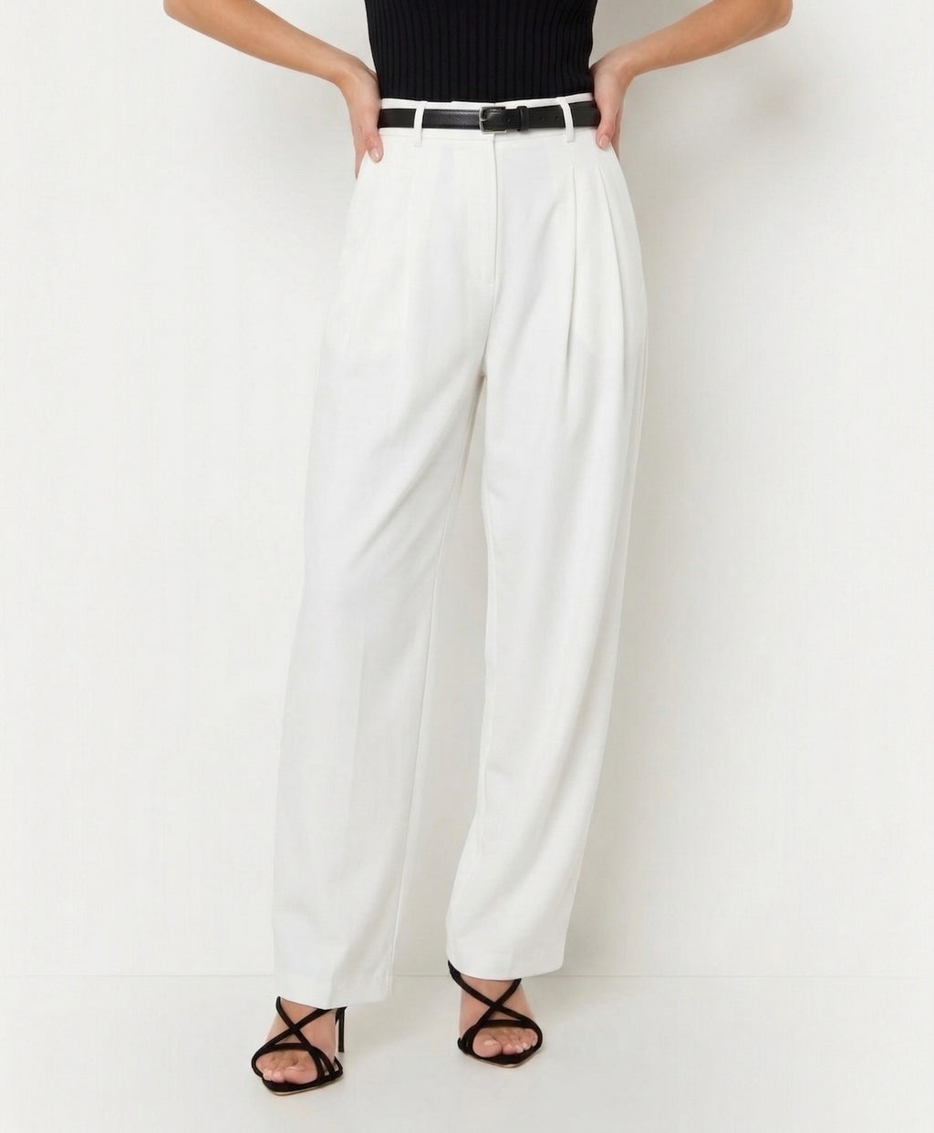 Ember | High-waisted Drape Office Pants
