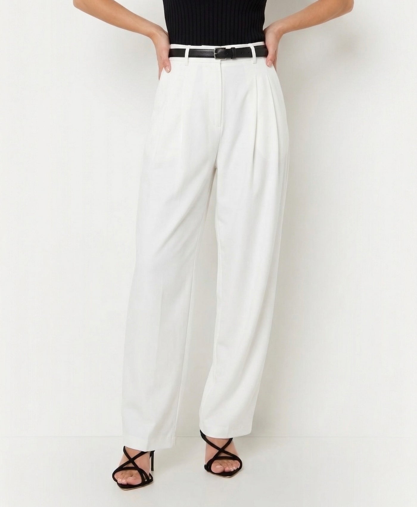 Ember | High-waisted Drape Office Pants