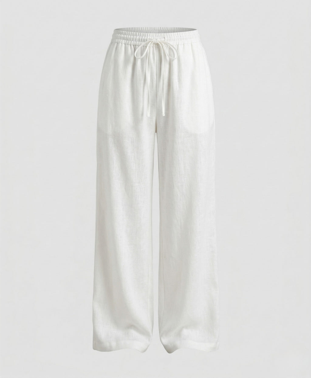 Kaya | Wide-leg Linen Drawstring Pants