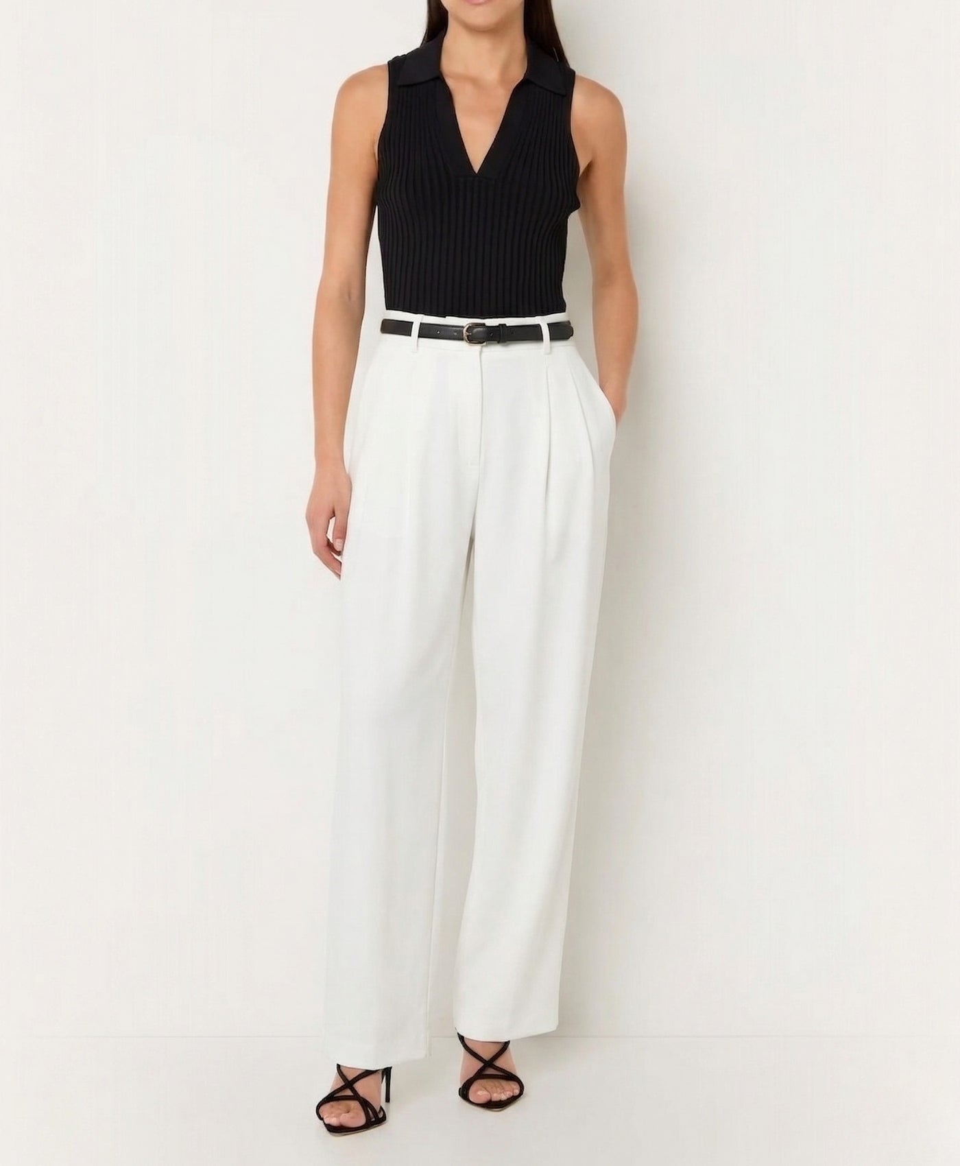 Ember | High-waisted Drape Office Pants